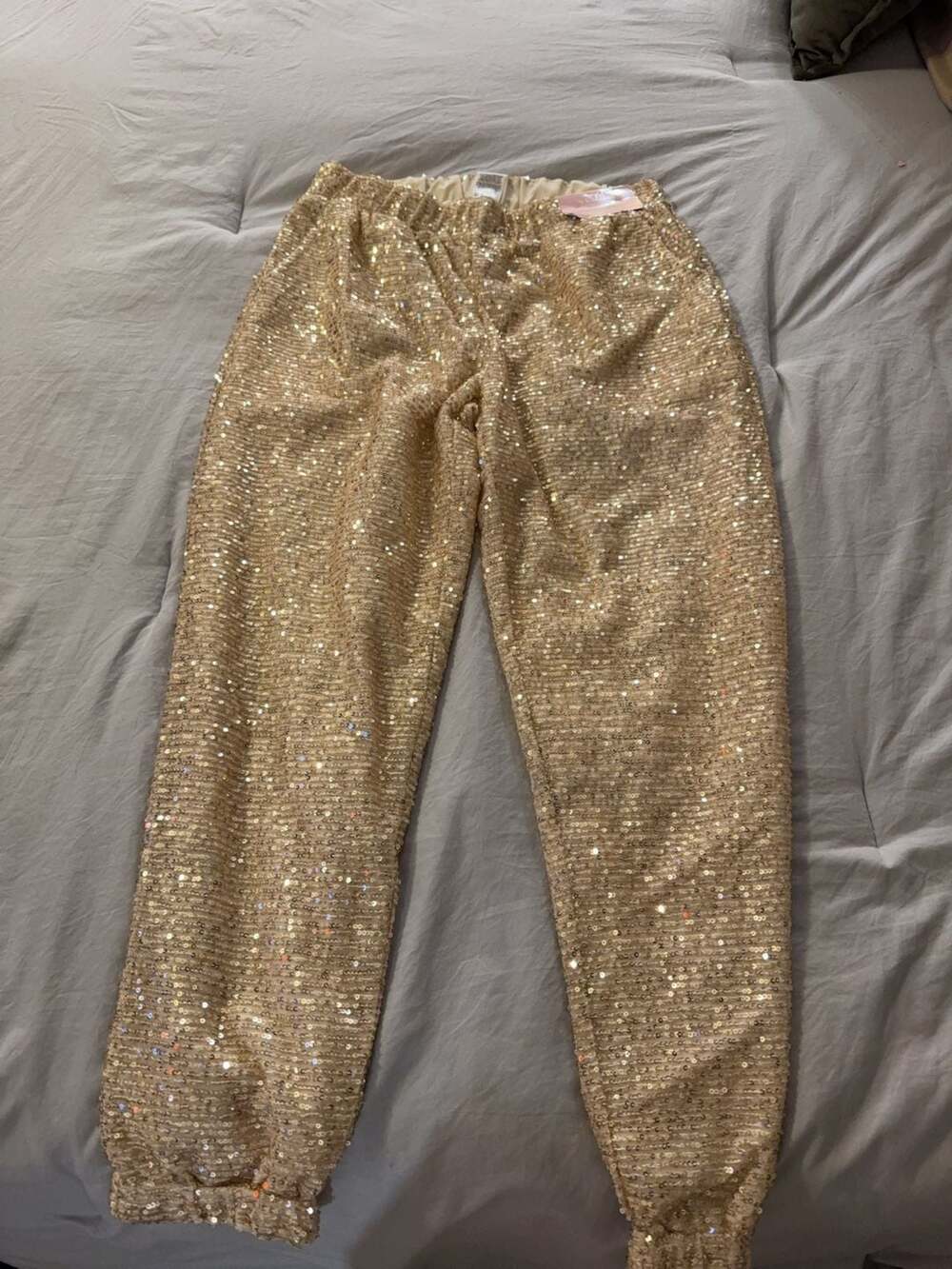 Serra Ladies Sequin Pull On Pants Gold Size S
B108JC